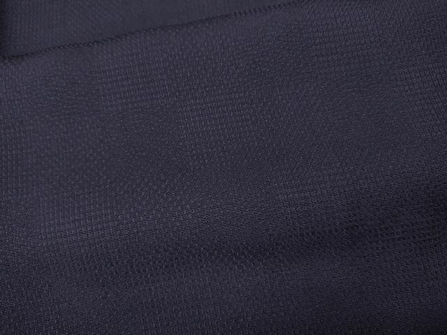 平和屋着物●染色作家　草野一騎　色無地　ワンポイント　猫　濃鼠色　正絹　逸品　未使用　CABL8707ut