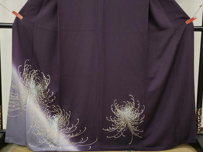 平和屋着物●訪問着　ラメ　乱菊　暈し染め　金彩　さが美扱い　正絹　逸品　CABL8742ut