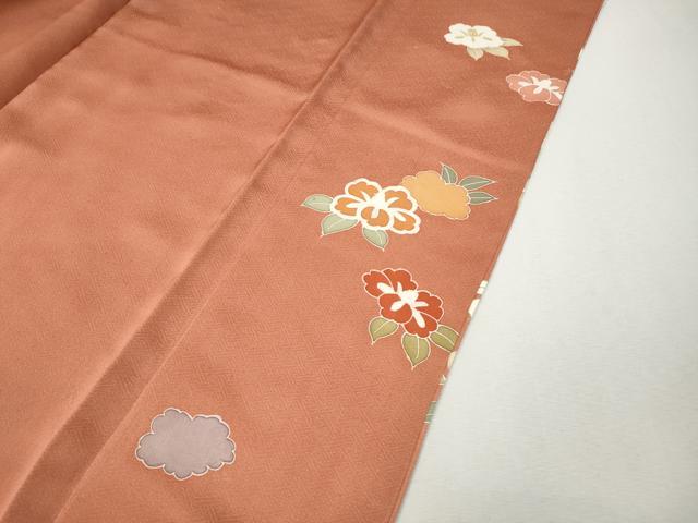 平和屋着物●創業460年・千總　訪問着　駒刺繍　几帳枝花文　金彩　正絹　逸品　CABL8744ut