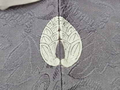 平和屋着物●上質な色無地　葡萄唐草地紋　薄色　ますいわ屋扱い　正絹　逸品　未使用　CABL8748ut