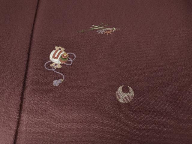 平和屋着物●訪問着　総刺繍　宝尽くし文　金糸　鈴乃屋扱い　正絹　逸品　CABL8750ut