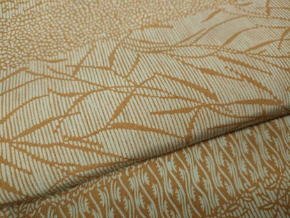 平和屋着物●長襦袢　無双仕立て　横段草花文　正絹　逸品　CABL8759ut