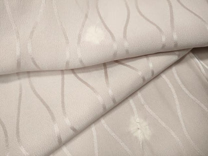 平和屋着物●長襦袢　袷　絞り　立涌地紋　正絹　逸品　CABL8773ut