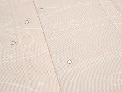 平和屋着物＊夏物　訪問着　絽　駒刺繍　流水文　正絹　逸品　CABL8852th