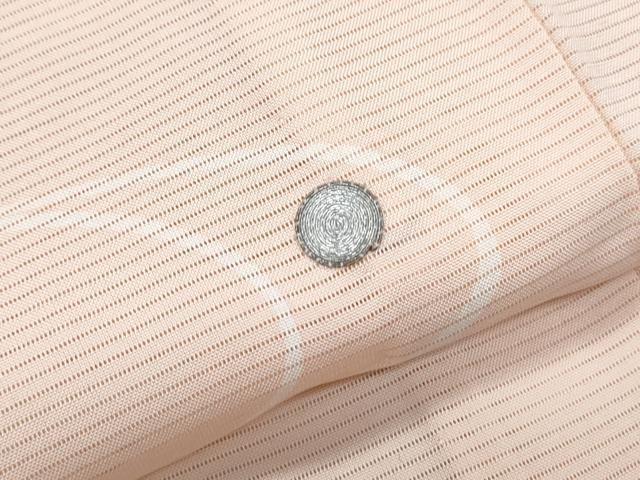平和屋着物＊夏物　訪問着　絽　駒刺繍　流水文　正絹　逸品　CABL8852th