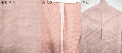 平和屋着物＊夏物　小紋　絽縮緬　作家物　霞文　暈し染め　証紙付き　正絹　逸品　CABL8896th