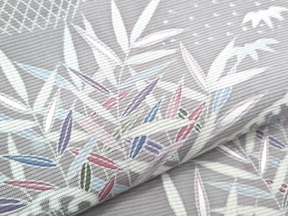 平和屋着物＊夏物　訪問着　絽　駒刺繍　風景文　銀彩　五泉　正絹　逸品　CABL8908th