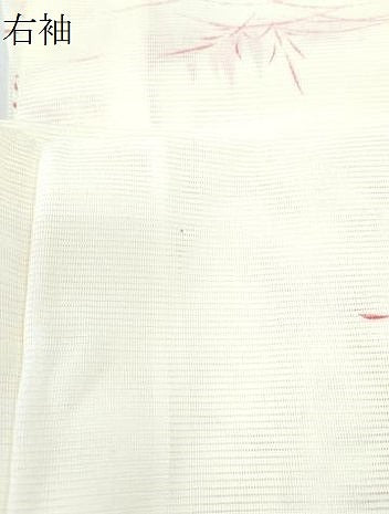 平和屋着物＊夏物　小紋　絽　風景文　暈し染め　洗える着物　CABL8916th