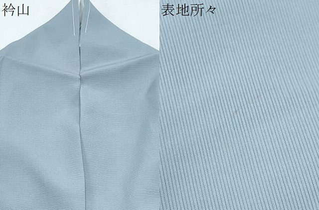 平和屋着物＊夏物　色無地　絽　秘色色　正絹　逸品　CABL8919th