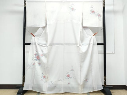 平和屋着物＊夏物　訪問着　絽　友禅　紫陽花　暈し染め　正絹　逸品　CABL8973th