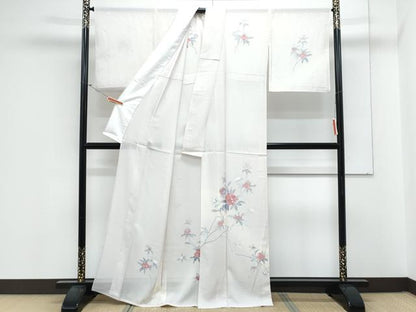 平和屋着物＊夏物　訪問着　絽　友禅　紫陽花　暈し染め　正絹　逸品　CABL8973th
