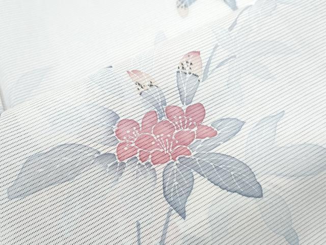 平和屋着物＊夏物　訪問着　絽　友禅　紫陽花　暈し染め　正絹　逸品　CABL8973th