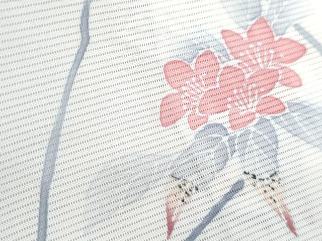平和屋着物＊夏物　訪問着　絽　友禅　紫陽花　暈し染め　正絹　逸品　CABL8973th