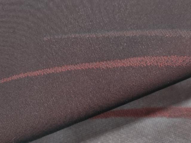 平和屋着物＊夏物　小紋　紗　吉祥文　黒地　正絹　逸品　未使用　CABL8983th