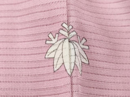 平和屋着物＊夏物　色無地　絽　鴇色　正絹　逸品　未使用　CABL8990th