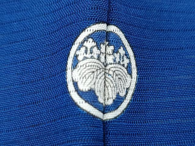 平和屋着物＊夏物　色無地　絽　紺色　正絹　逸品　未使用　CABL9001th
