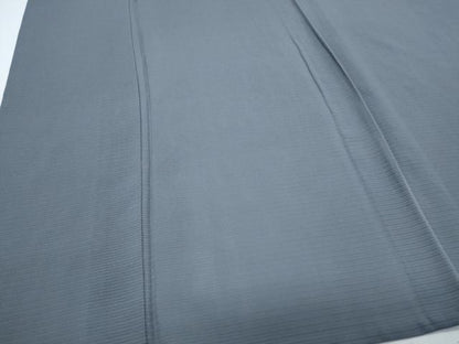 平和屋着物＊夏物　色無地　絽　濃鼠色　正絹　逸品　未使用　CABL9012th