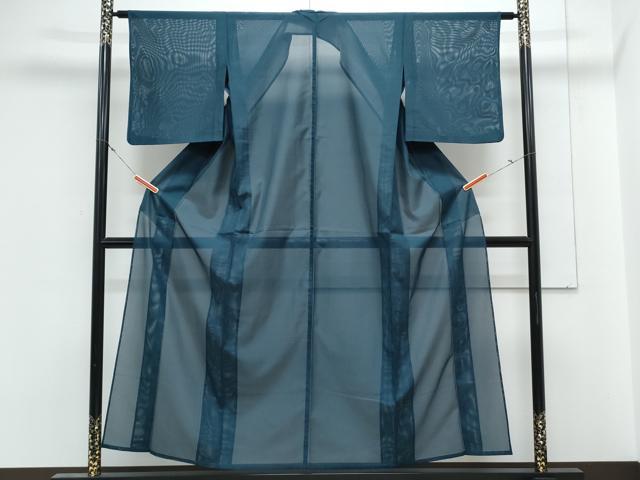 平和屋着物＊夏物　色無地　絽　百入茶色　洗える着物　CABL9025th