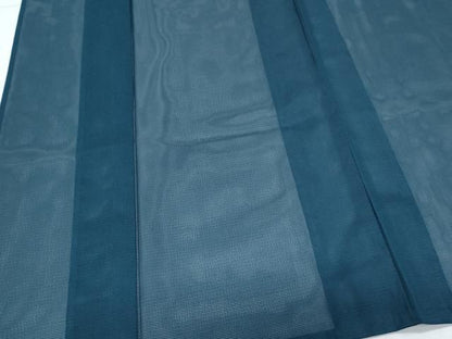平和屋着物＊夏物　色無地　絽　百入茶色　洗える着物　CABL9025th