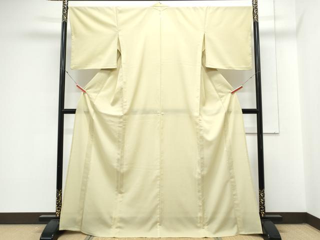 平和屋着物＊夏物　色無地　絽　砥粉色　洗える着物　CABL9038th