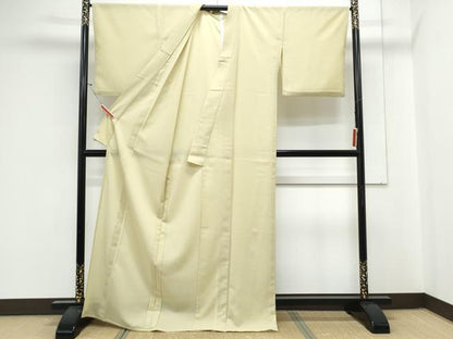 平和屋着物＊夏物　色無地　絽　砥粉色　洗える着物　CABL9038th
