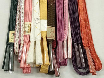 平和屋着物●和装小物　帯締め10本セット　畝組　高麗組　礼装用　金銀糸　さが美・大丸扱い　逸品　未使用　CABL9222qe