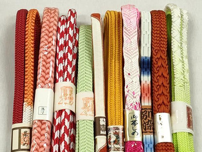 平和屋着物●和装小物　帯締め10本セット　唐組　笹浪組　大和組　丸源氏　逸品　未使用　CABL9303qe