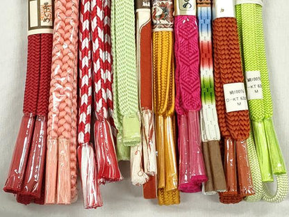 平和屋着物●和装小物　帯締め10本セット　唐組　笹浪組　大和組　丸源氏　逸品　未使用　CABL9303qe