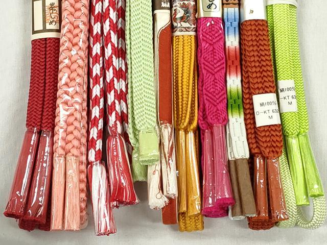 平和屋着物●和装小物　帯締め10本セット　唐組　笹浪組　大和組　丸源氏　逸品　未使用　CABL9303qe