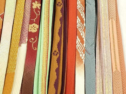 平和屋着物●和装小物　帯締め20本セット　高麗組　笹浪組　唐組　鴨川組　金銀糸　逸品　CABL9331qe