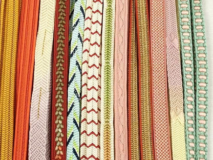 平和屋着物●和装小物　帯締め20本セット　高麗組　冠組　畝組　笹浪組　鴨川組　金銀糸　逸品　CABL9373qe