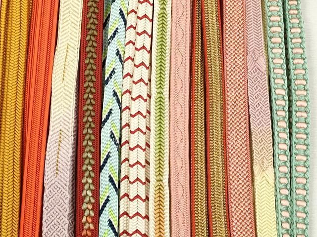 平和屋着物●和装小物　帯締め20本セット　高麗組　冠組　畝組　笹浪組　鴨川組　金銀糸　逸品　CABL9373qe