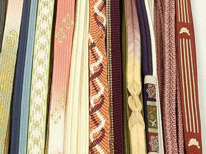 平和屋着物●和装小物　帯締め20本セット　高麗組　冠組　唐組　鎌倉組　大和組　鴨川組　金銀糸　逸品　CABL9380qe