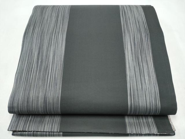 平和屋着物●西陣 両面 全通柄袋帯 紹巴織 幾何学文様 正絹 逸品 CABL9604hy