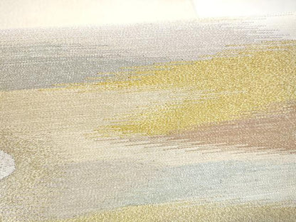 平和屋着物●爪搔き本綴れ　八寸名古屋帯　霞文　正絹　逸品　CABL9616hy