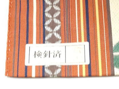 平和屋着物●八寸名古屋帯　雪輪間道　CABL9622hy