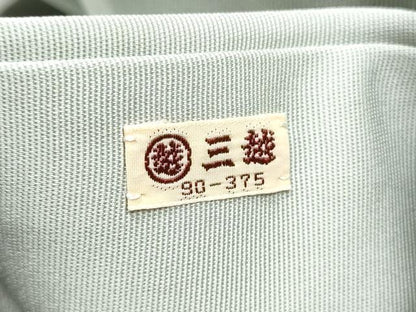 平和屋着物●京友禅 羽田工房　京都府指定無形文化財保持者　羽田登　塩瀬　九寸名古屋帯　草花文　三越扱い　正絹　逸品　CABL9641hy
