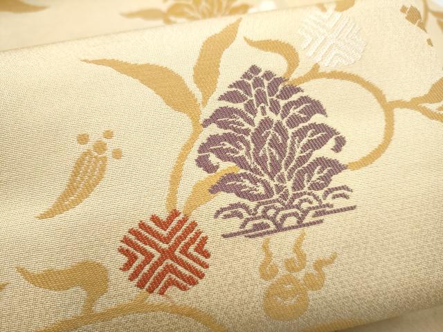 平和屋着物●九寸名古屋帯　名物裂　正絹　逸品　CABL9647hy