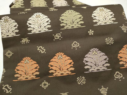 平和屋着物●九寸名古屋帯　名物裂　正絹　逸品　CABL9649hy