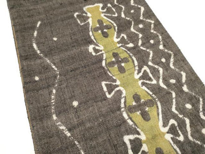 平和屋着物●ファッションデザイナー 花井幸子　太鼓柄帯　紬地　舞花文　正絹　逸品　CABL9737hy