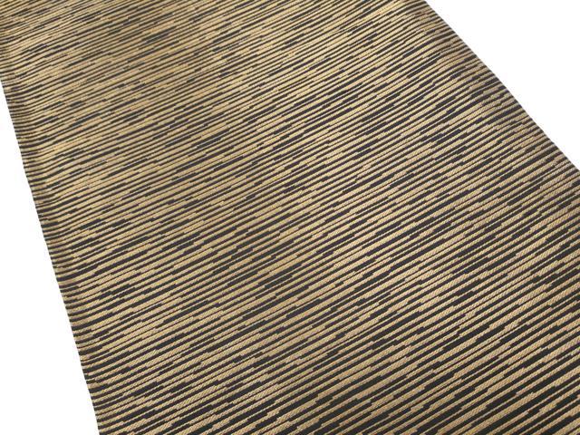 平和屋着物●六通柄袋帯　鎧脅し　金糸　正絹　逸品　CABL9763hy