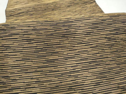 平和屋着物●六通柄袋帯　鎧脅し　金糸　正絹　逸品　CABL9763hy