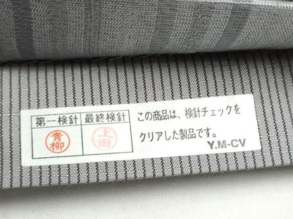 平和屋着物●十日町 名門青柳謹製　櫛引織　赤城紬　草木染　両面　六通柄袋帯　八彩紬　霞文　証紙付き　上代29万　正絹　逸品　CABL9772hy