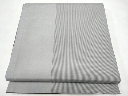 平和屋着物●十日町 名門青柳謹製　櫛引織　赤城紬　草木染　両面　六通柄袋帯　八彩紬　霞文　証紙付き　上代29万　正絹　逸品　CABL9772hy