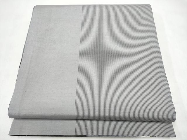 平和屋着物●十日町 名門青柳謹製　櫛引織　赤城紬　草木染　両面　六通柄袋帯　八彩紬　霞文　証紙付き　上代29万　正絹　逸品　CABL9772hy