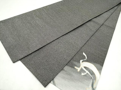 平和屋着物●爪搔き本綴れ　太鼓柄袋帯　風神雷神　金銀糸　正絹　逸品　CABL9773hy