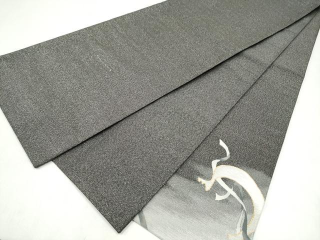 平和屋着物●爪搔き本綴れ　太鼓柄袋帯　風神雷神　金銀糸　正絹　逸品　CABL9773hy