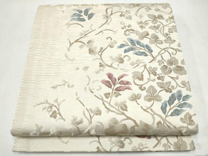 平和屋着物●京の名門・菱屋六右ェ門　六通柄袋帯　唐草文　正絹　逸品　CABL9783hy