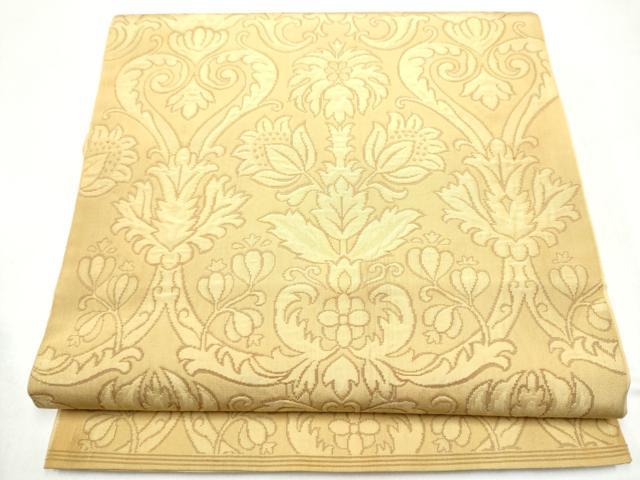 平和屋着物●西陣　川島織物　六通柄　本袋帯　更紗花文　正絹　逸品　CABL9784hy