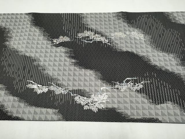 平和屋着物●金彩友禅　卓越技能者・名工・和田光正　両面　太鼓柄袋帯　髙蒔絵　金銀彩　さが美扱い　正絹　逸品　CABL9788hy